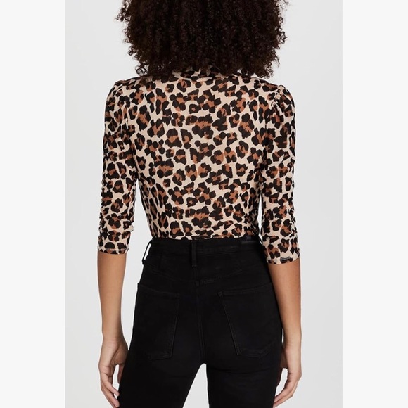 NEW Free People Leopard Print Women's Top - Picture 2 of 7